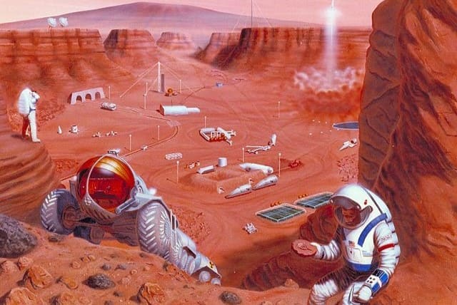 Possible exploration of the surface of Mars NASA